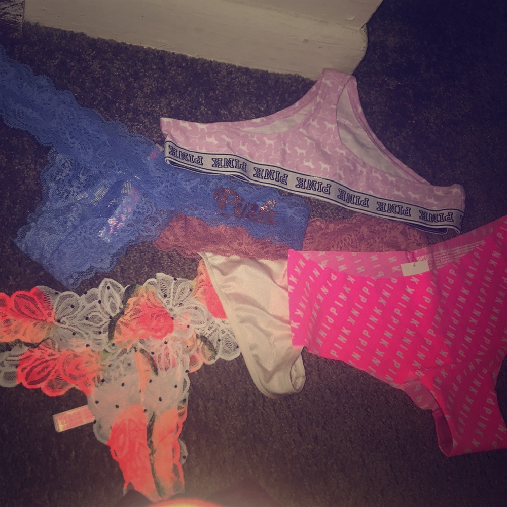 (20 )PINK PANTIES “MULTICOLORED” FOR ONE PRICE